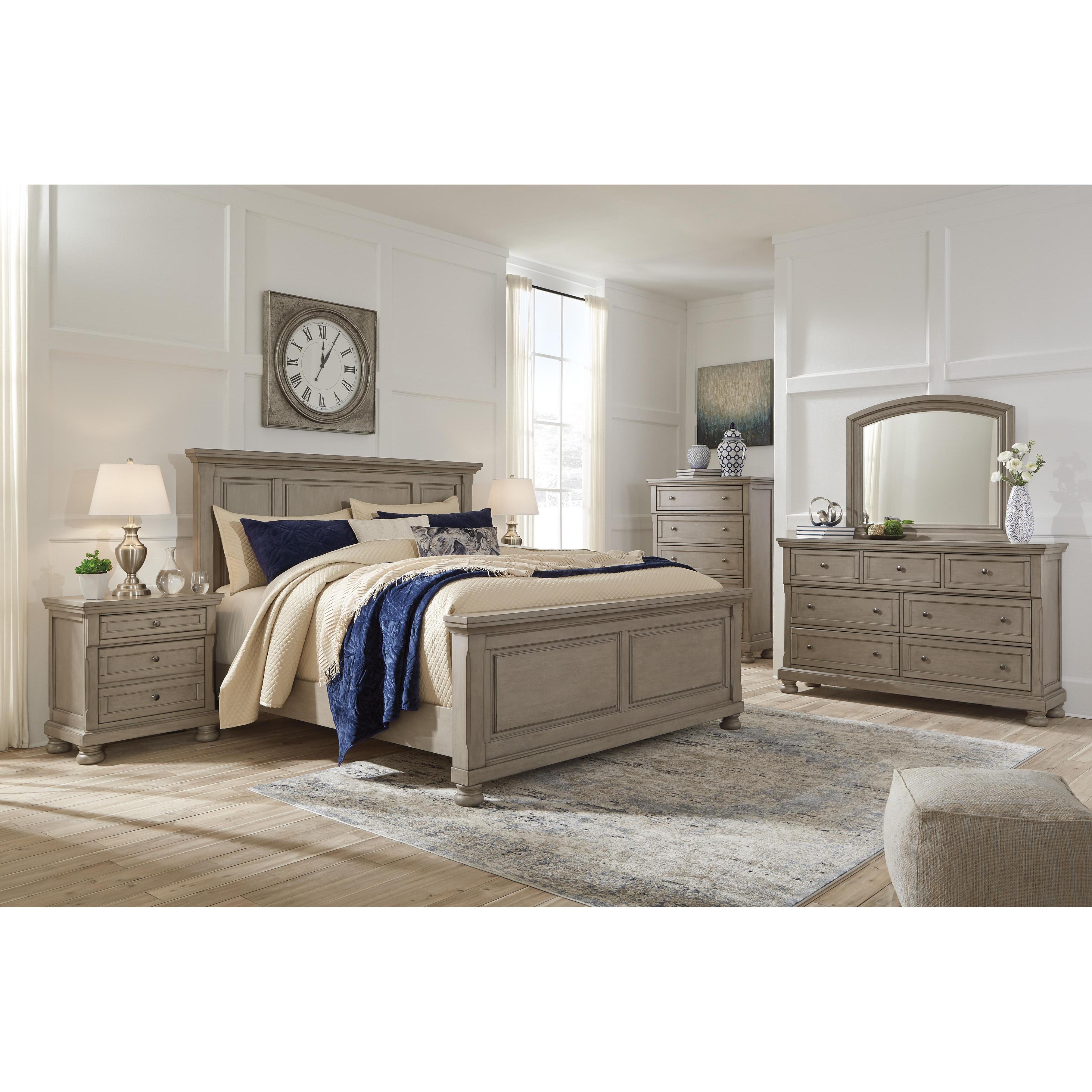Signature Design by Ashley Lettner B733B43 6 pc Queen Panel Bedroom Se