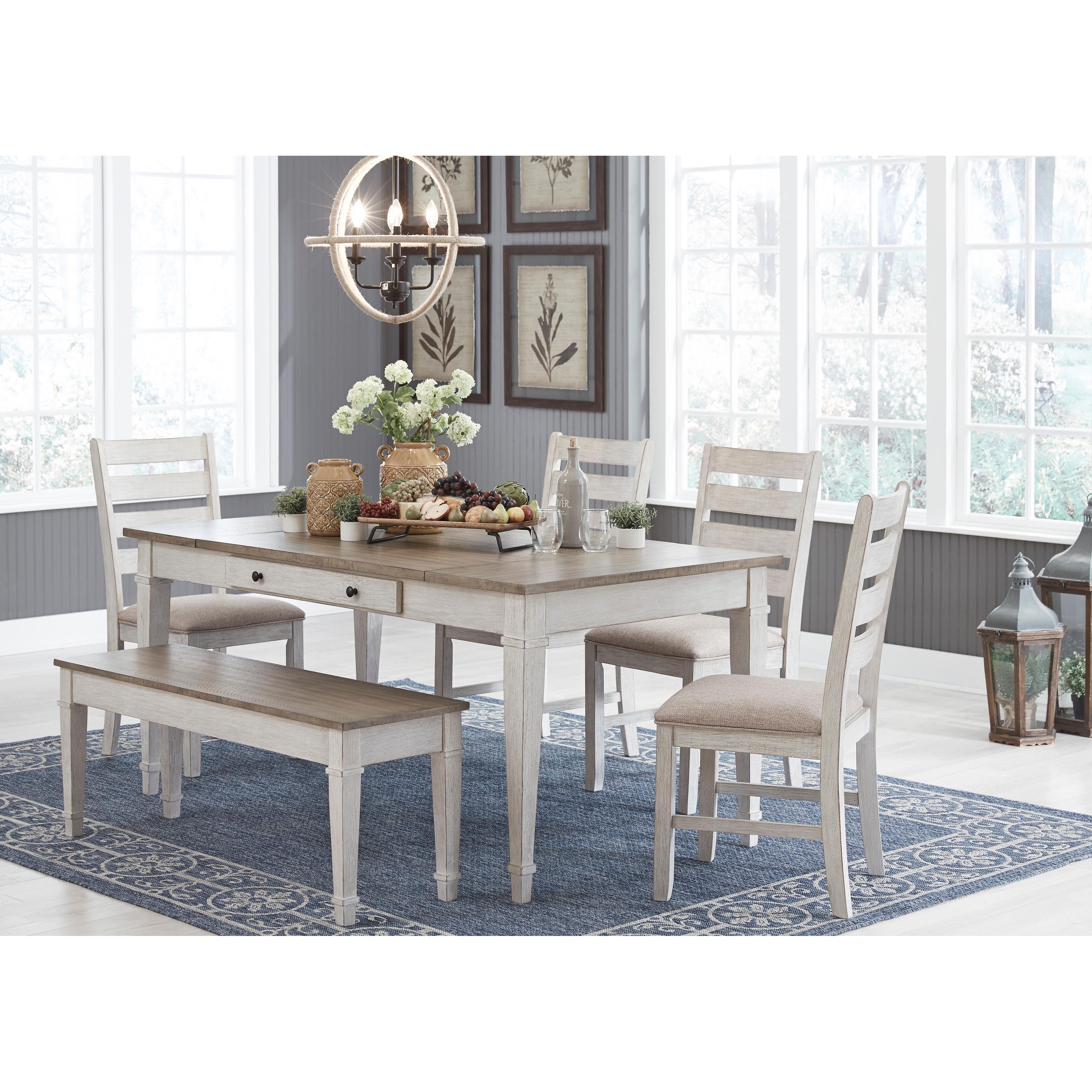 Signature Design by Ashley Skempton D394D5 6 pc Dining Set
