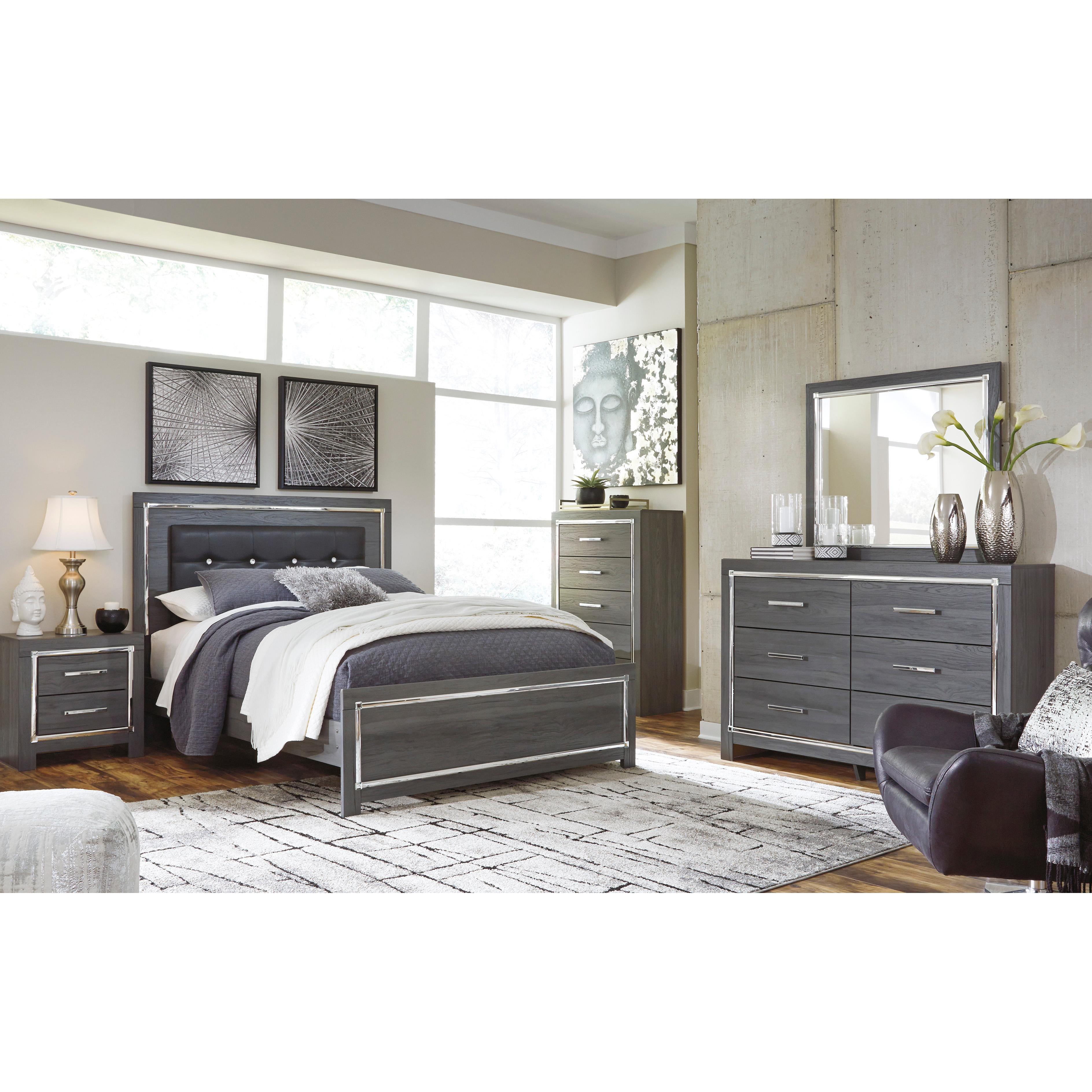 エルサ　エンチャンテッド Signature Design by Ashley Lodanna B214 6 pc Queen Panel Bedroom Set