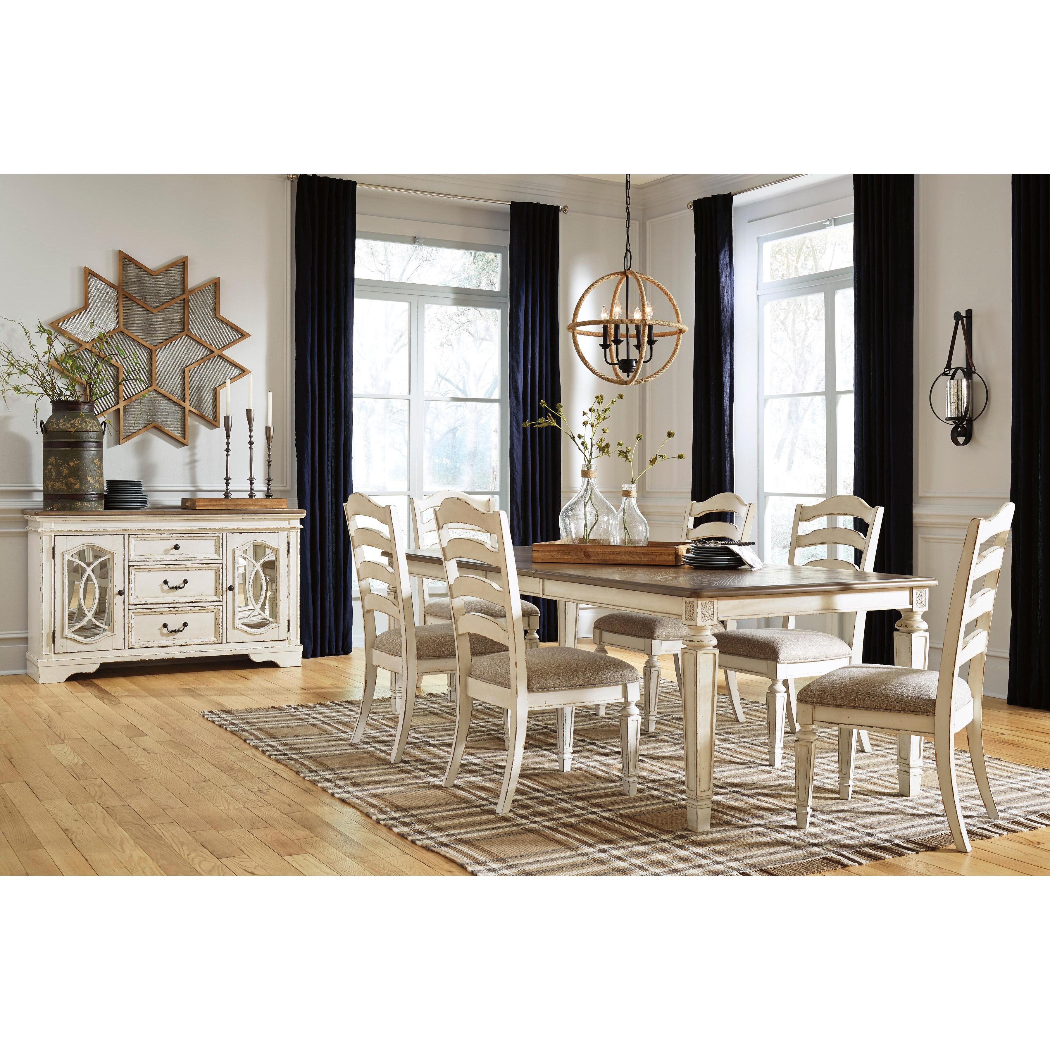 Signature Design by Ashley Realyn D743 7 pc Dining Set