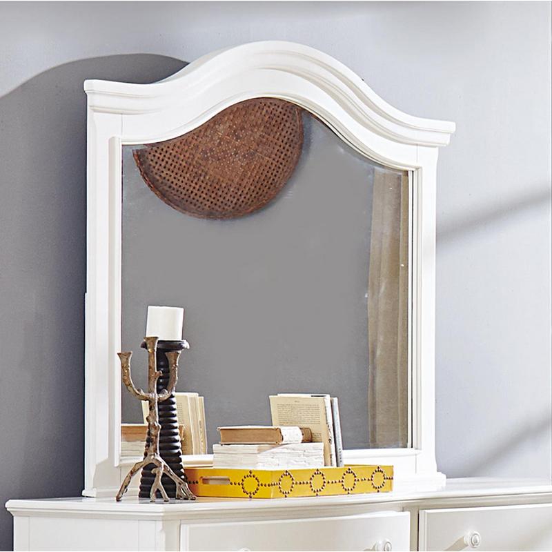 sachin and babi light blue dress Homelegance Clementine Arched Dresser Mirror 1799-6