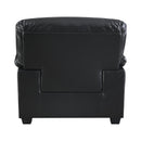 Homelegance Talon Stationary Bonded Leather Chair 8511BK-1 IMAGE 4