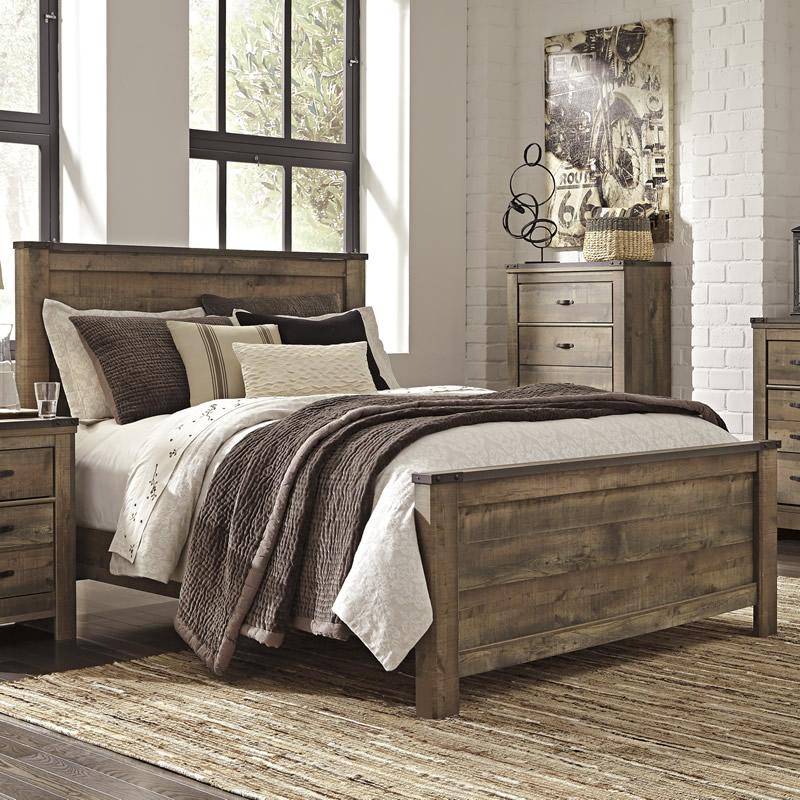 Signature Design by Ashley Trinell Queen Panel Bed B446-57/B446-54/B44
