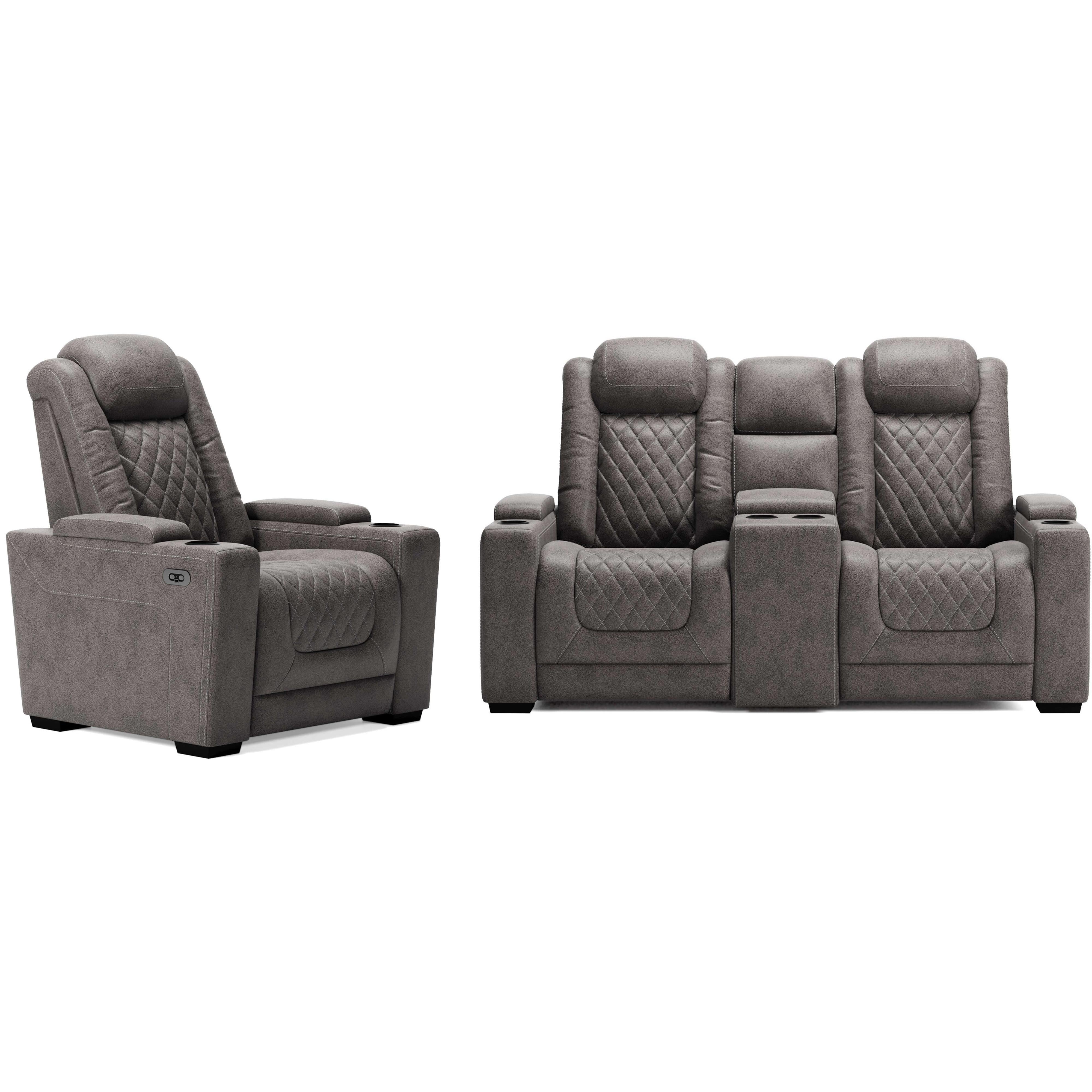 Signature Design by Ashley HyllMont 93003U3 2 pc Power Reclining Living Room Set