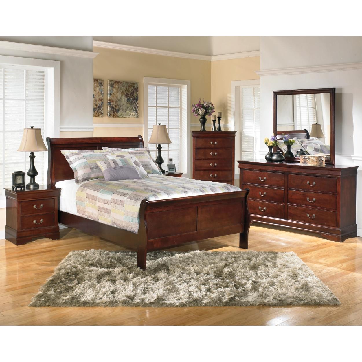 Signature Design by Ashley Alisdair B376B16 4 pc Full Sleigh Bedroom S