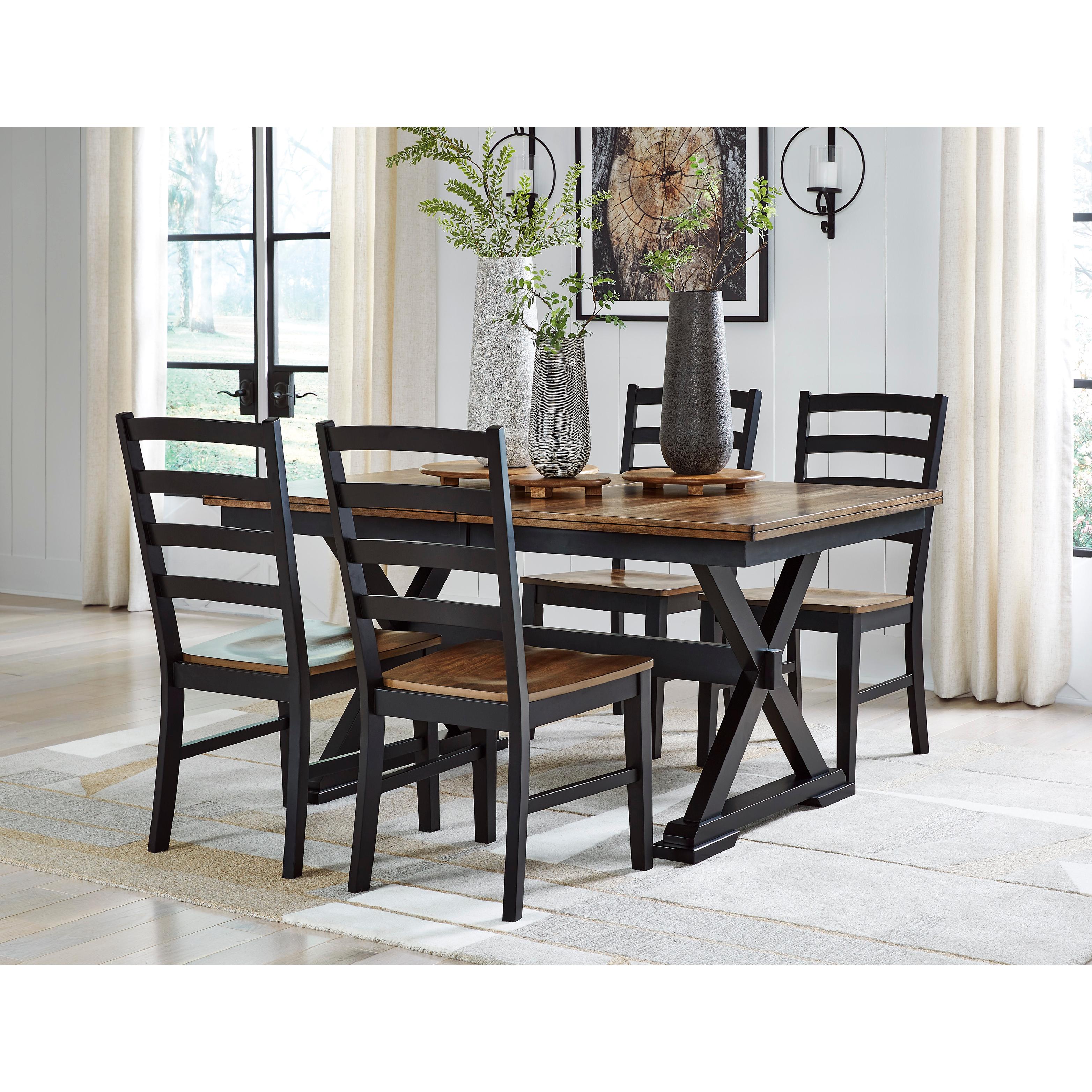 Signature Design by Ashley Wildenauer D634D1 5 pc Dining Set