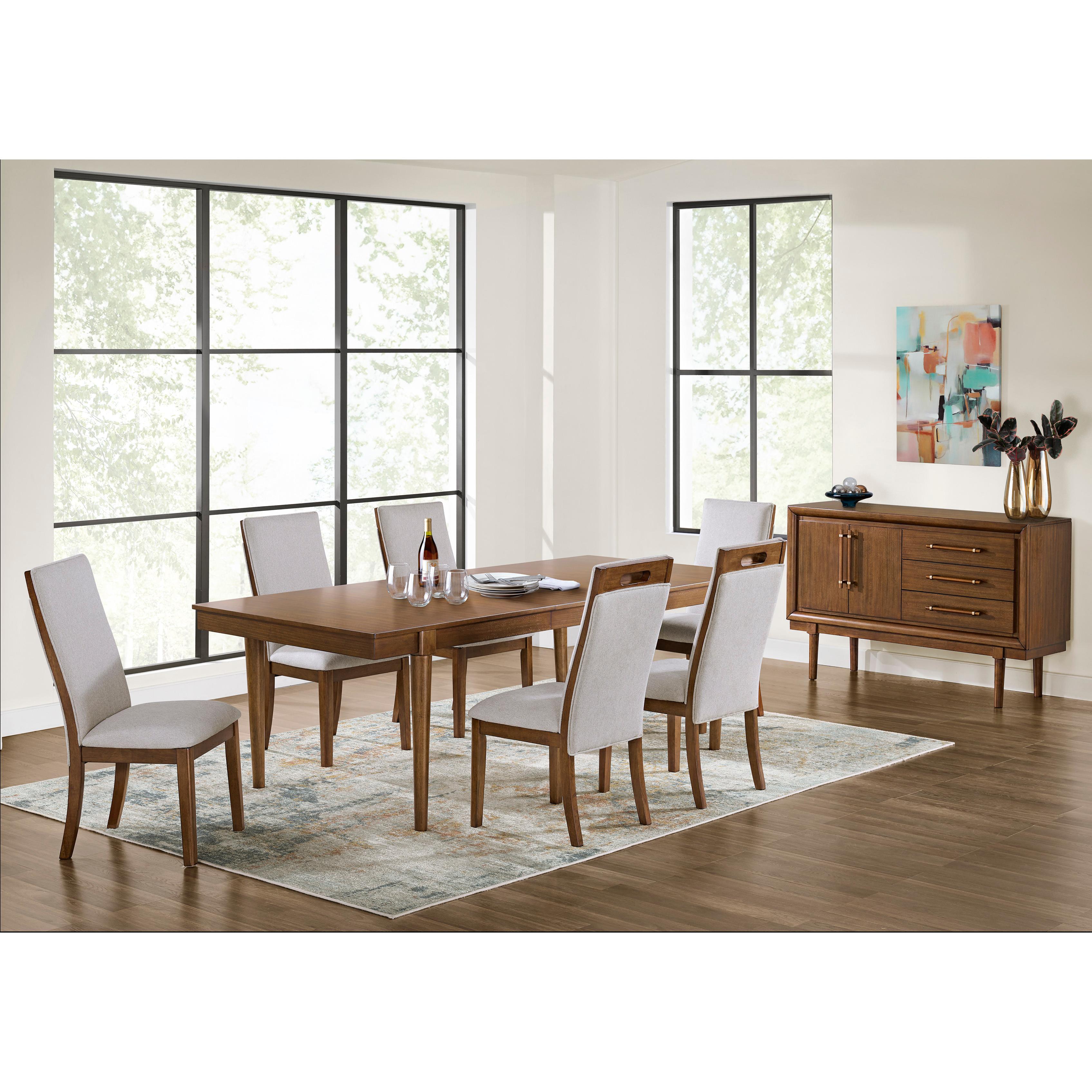 Signature Design by Ashley Lyncott D615 7 pc Dining Set, image size:3390x3390
