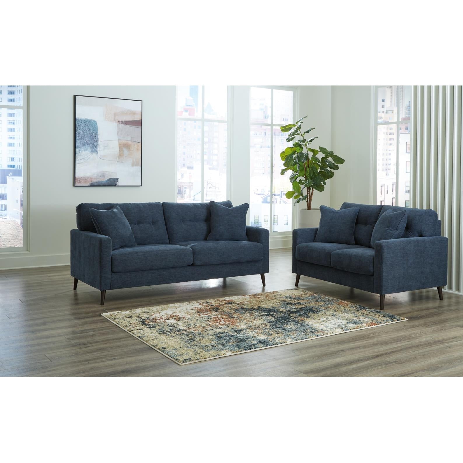L'Appartement SLOANE C/N プルオーバー ネイビー L'Appartement SLOANE C/N プルオーバーアパルトモン 【公式通販】