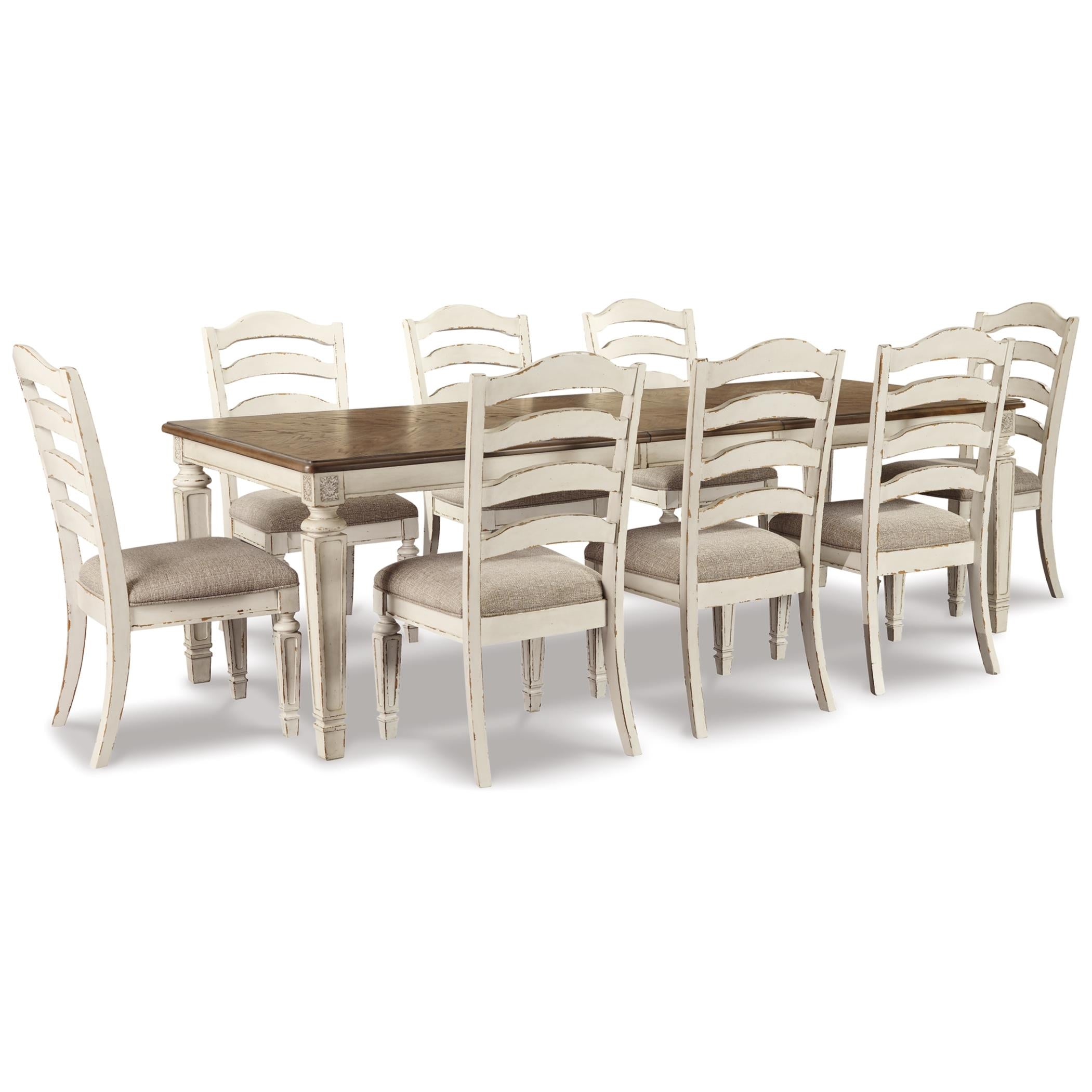 Signature Design by Ashley Realyn D743D5 9 pc Dining Set