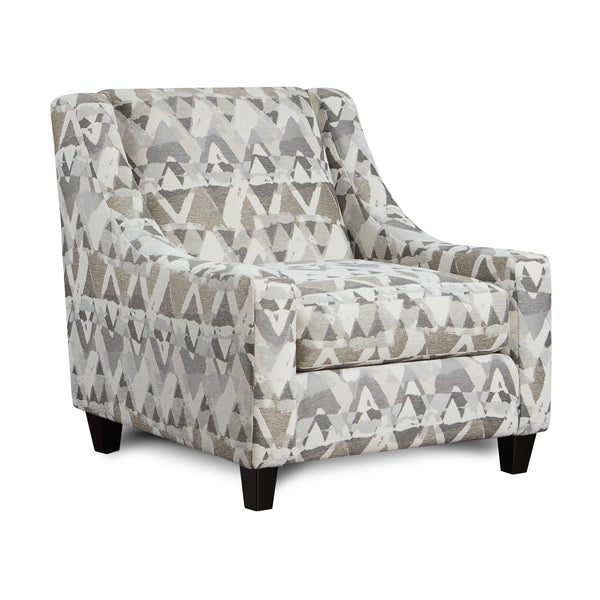 Fusion Furniture Stationary Fabric Accent Chair 552 MOUNTAIN VIEW CEMENT IMAGE 1