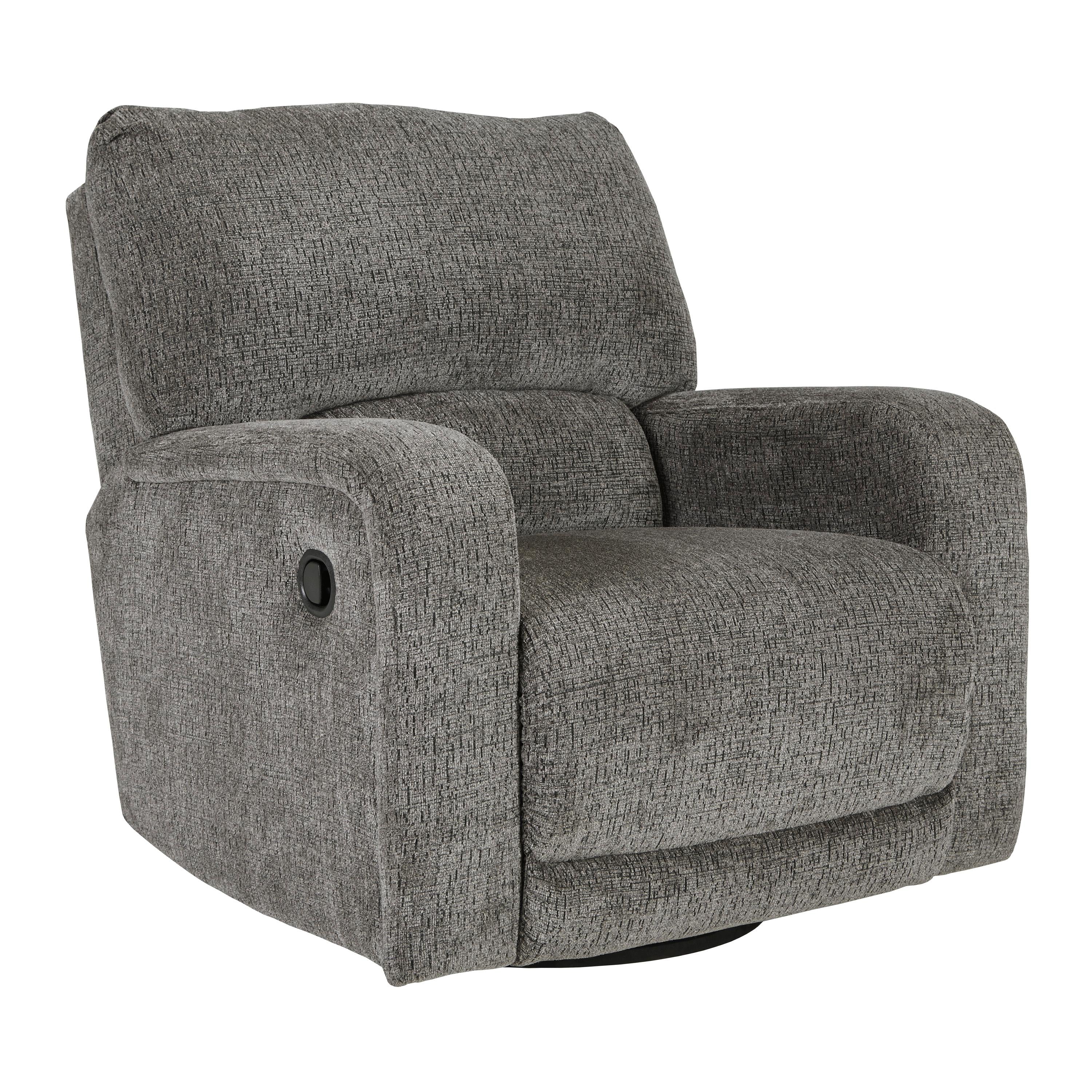 Signature Design by Ashley Wittlich Swivel Glider Fabric Recliner 5690