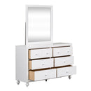  Liberty Furniture Industries Inc. Cottage View 6-Drawer Kids Dresser with Mirror 523-YBR-DM IMAGE 3