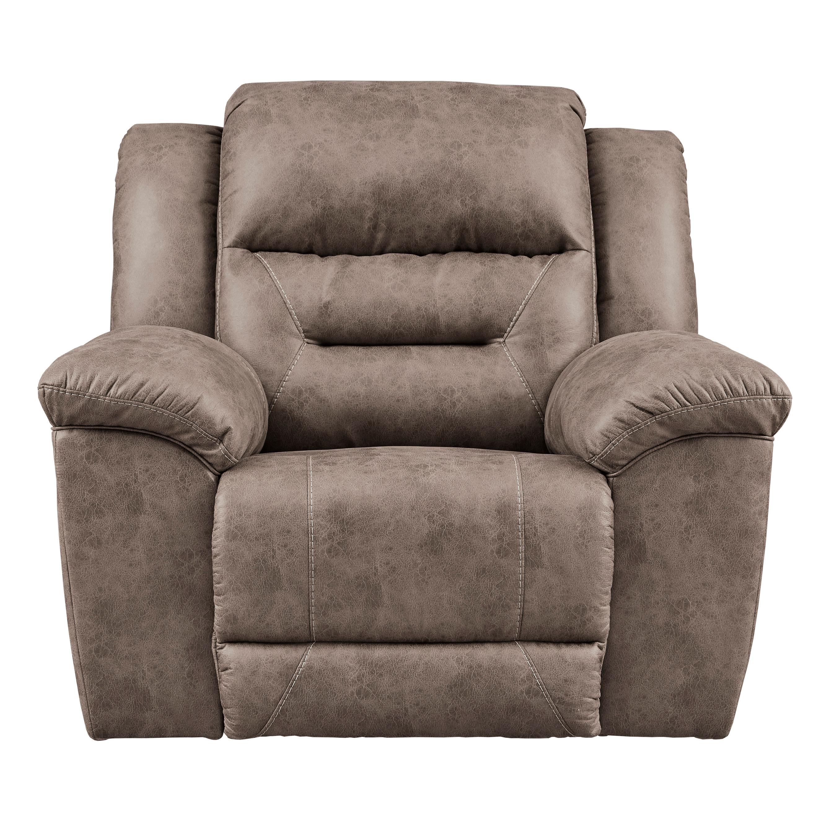 Signature Design by Ashley Stoneland Rocker Leather Look Recliner 3990