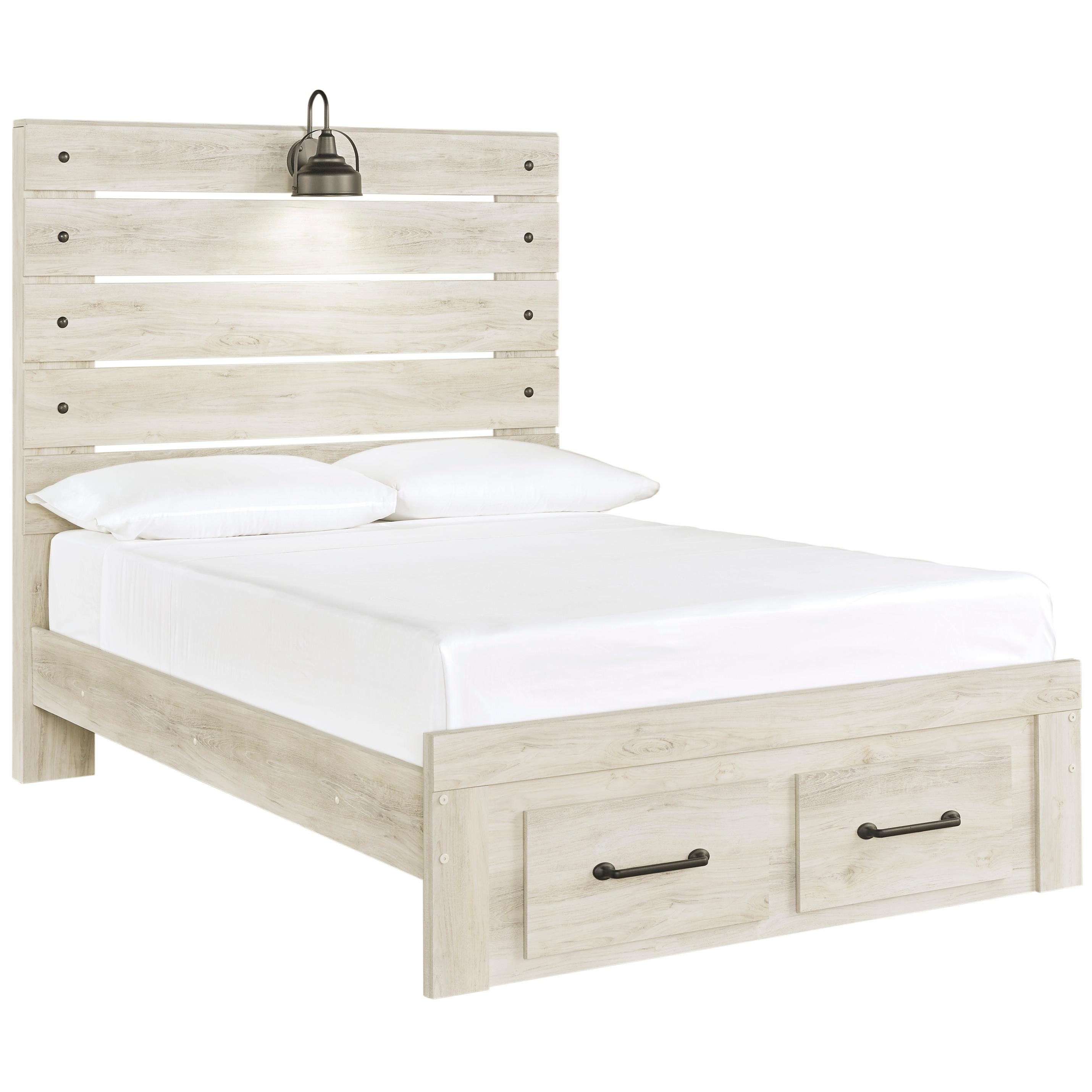 ヒレハレ Signature Design by Ashley Cambeck B192B33 Full Panel Bed with 2 Stora
