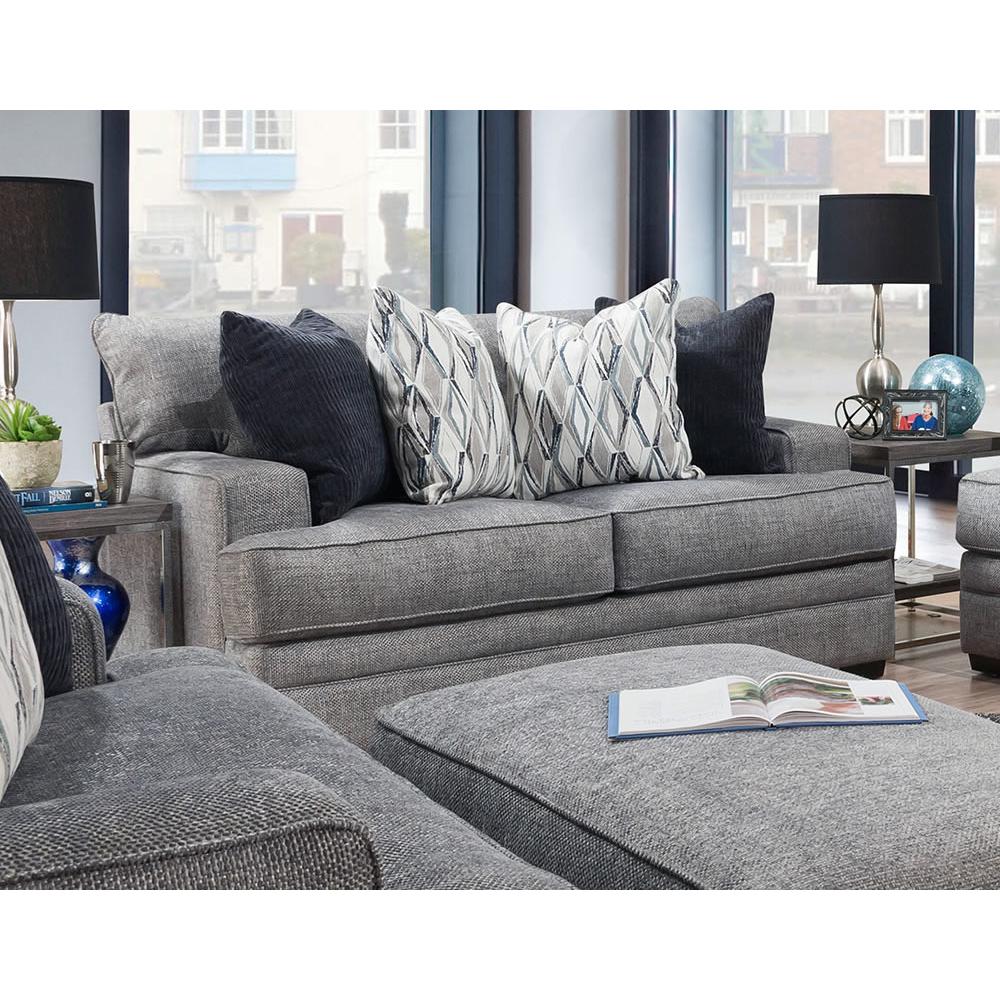 Franklin Juno Stationary Fabric Loveseat 95320 3932-46