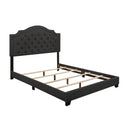 Homelegance Queen Upholstered Bed SH255DGR-1 IMAGE 3