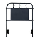  Liberty Furniture Industries Inc. Vintage 179-BR11H-N Twin Metal Headboard - Navy IMAGE 2