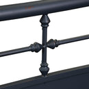  Liberty Furniture Industries Inc. Vintage 179-BR11H-N Twin Metal Headboard - Navy IMAGE 5