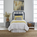  Liberty Furniture Industries Inc. Vintage 179-BR11H-N Twin Metal Headboard - Navy IMAGE 6