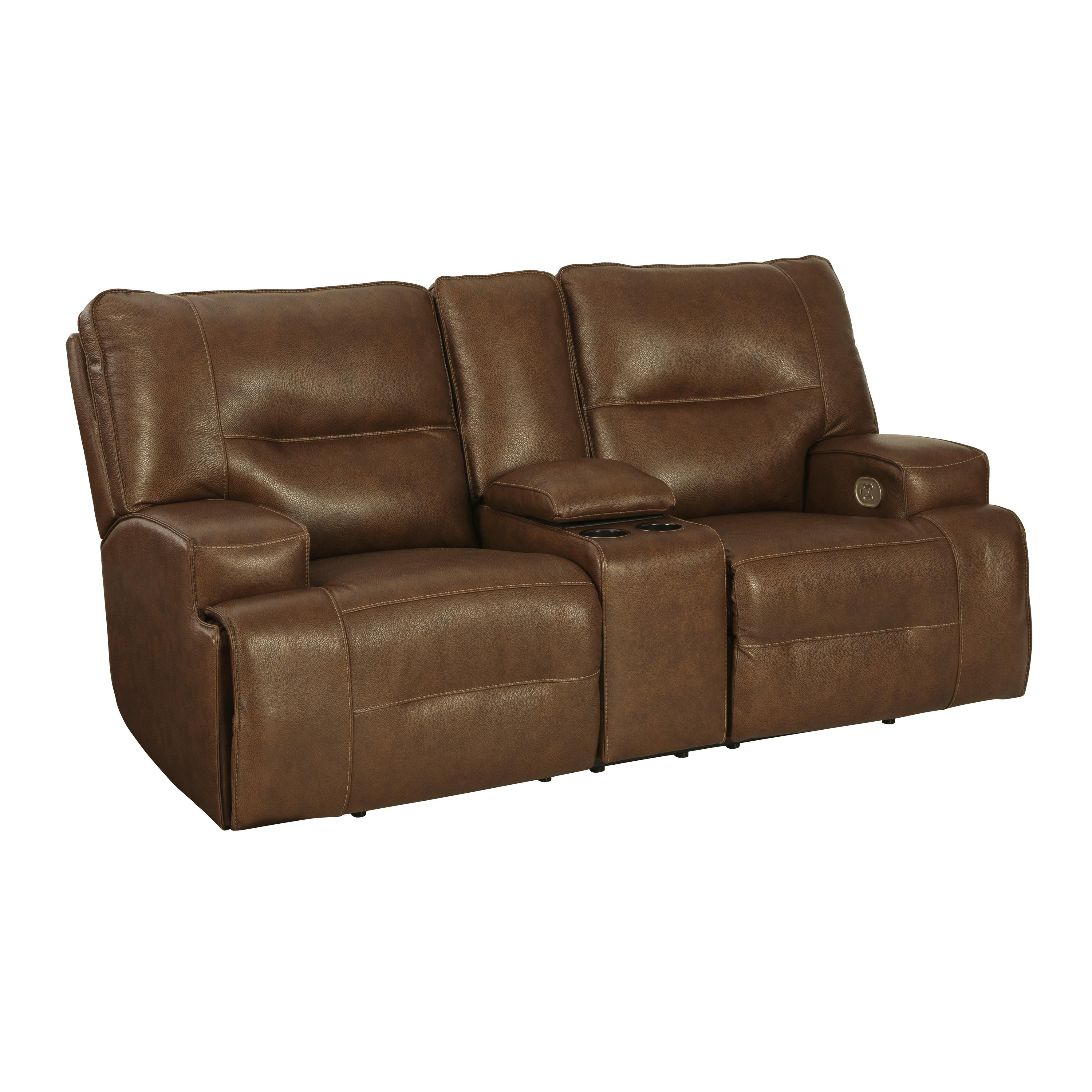 【アローとルー】 Signature Design by Ashley Francesca U2570518 Power Reclining Loveseat