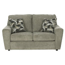 Signature Design by Ashley Cascilla Stationary Fabric Loveseat 2680535 IMAGE 2