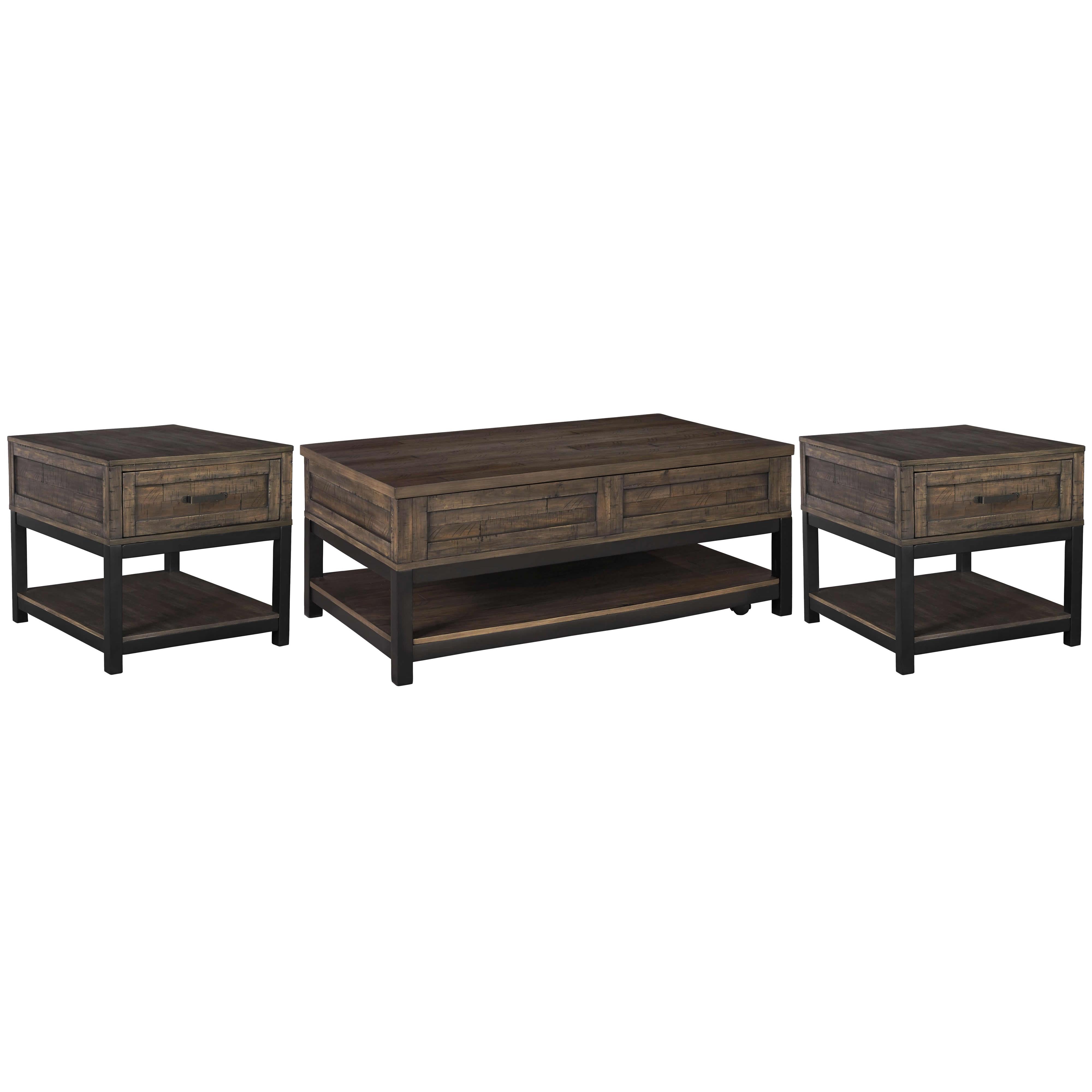 Signature Design by Ashley Johurst Occasional Table Set T444 9 T444 3