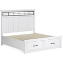 Signature Design by Ashley Ashbryn King Panel Bed with Storage B844-58/B844-56S/B844-97 IMAGE 5