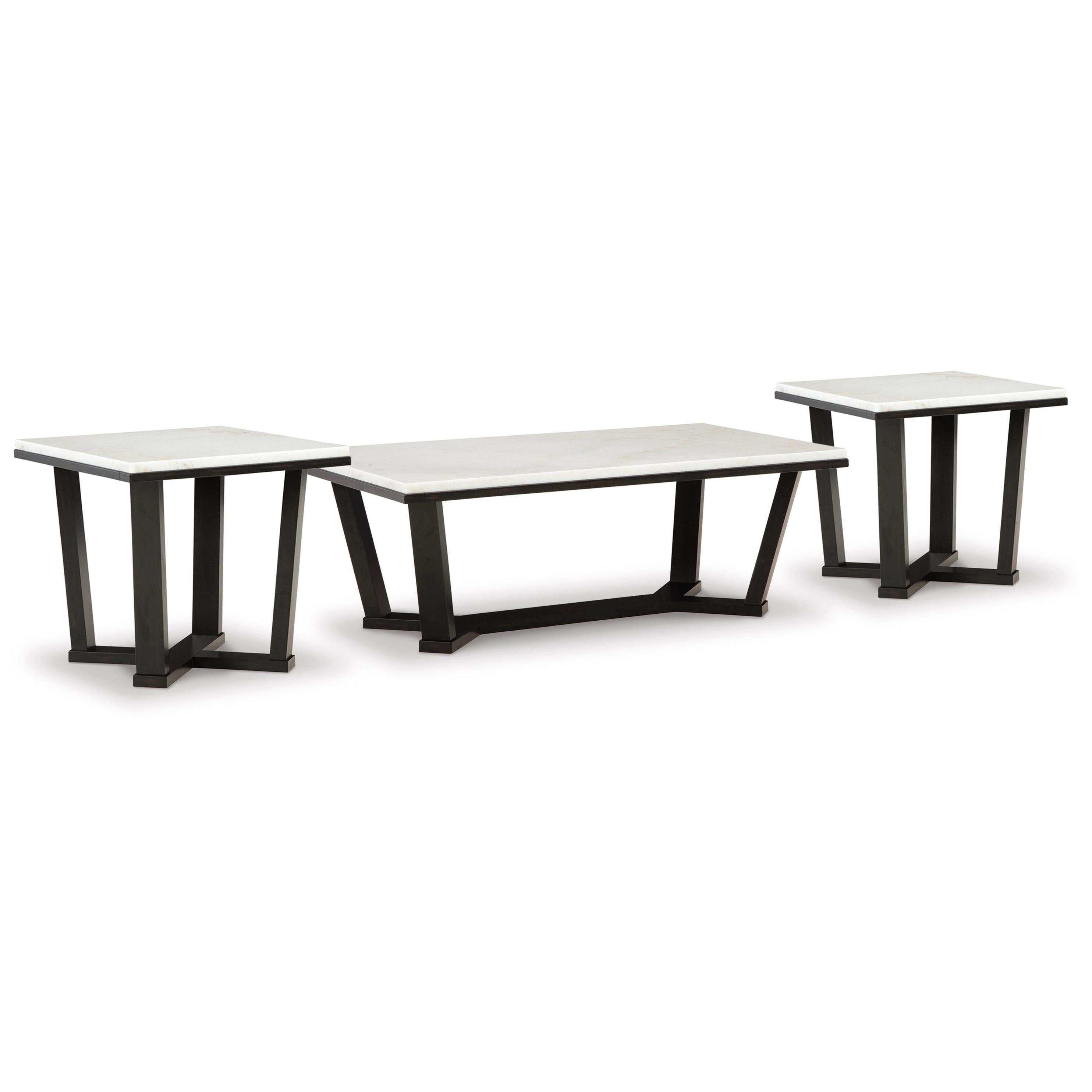 Signature Design by Ashley Fostead T770T1 Coffee Table and 2 Ends