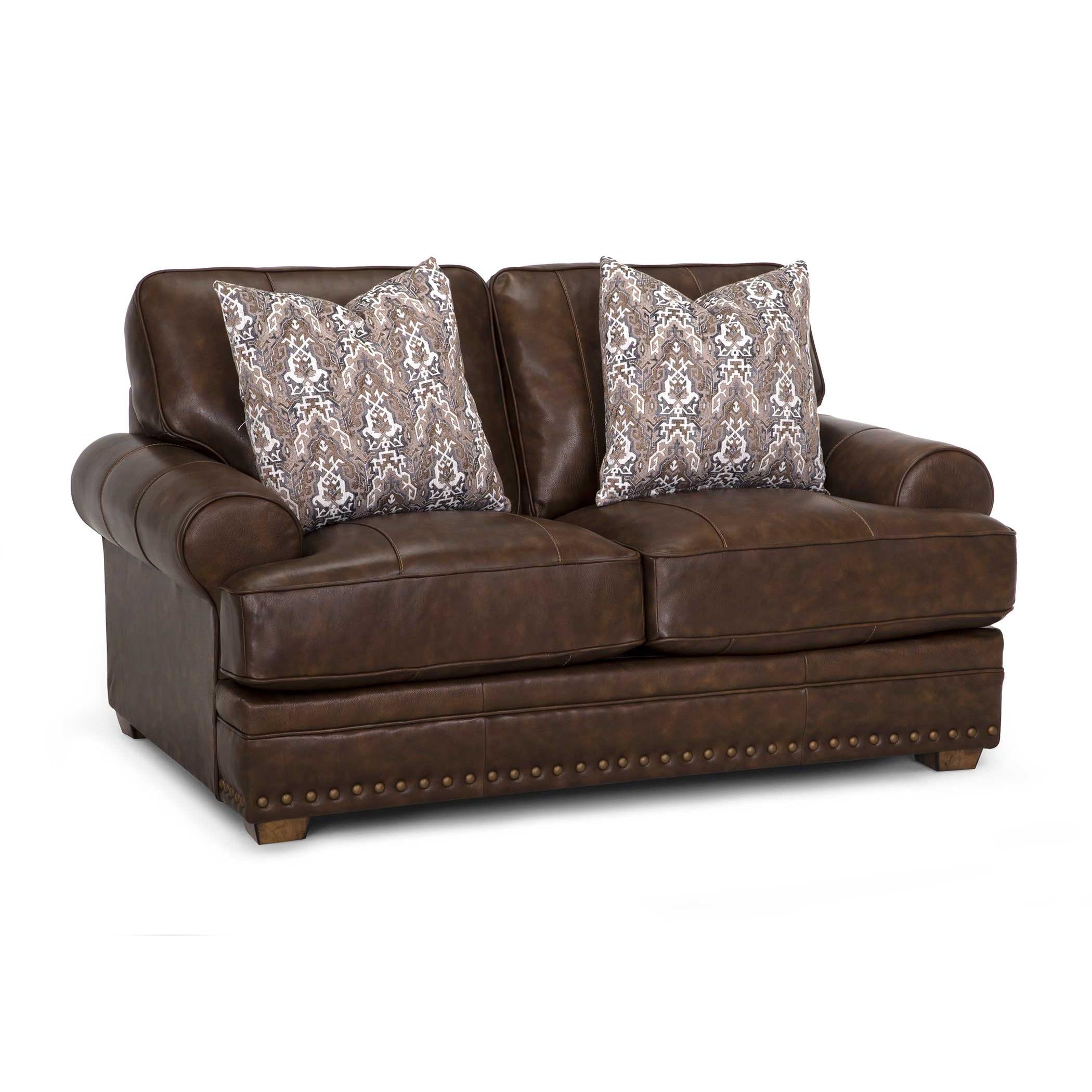 Franklin Tula Stationary Leather Loveseat 912-20 LM 96-15