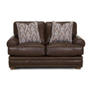 Franklin Tula Stationary Leather Loveseat 912-20 LM 96-15 IMAGE 2
