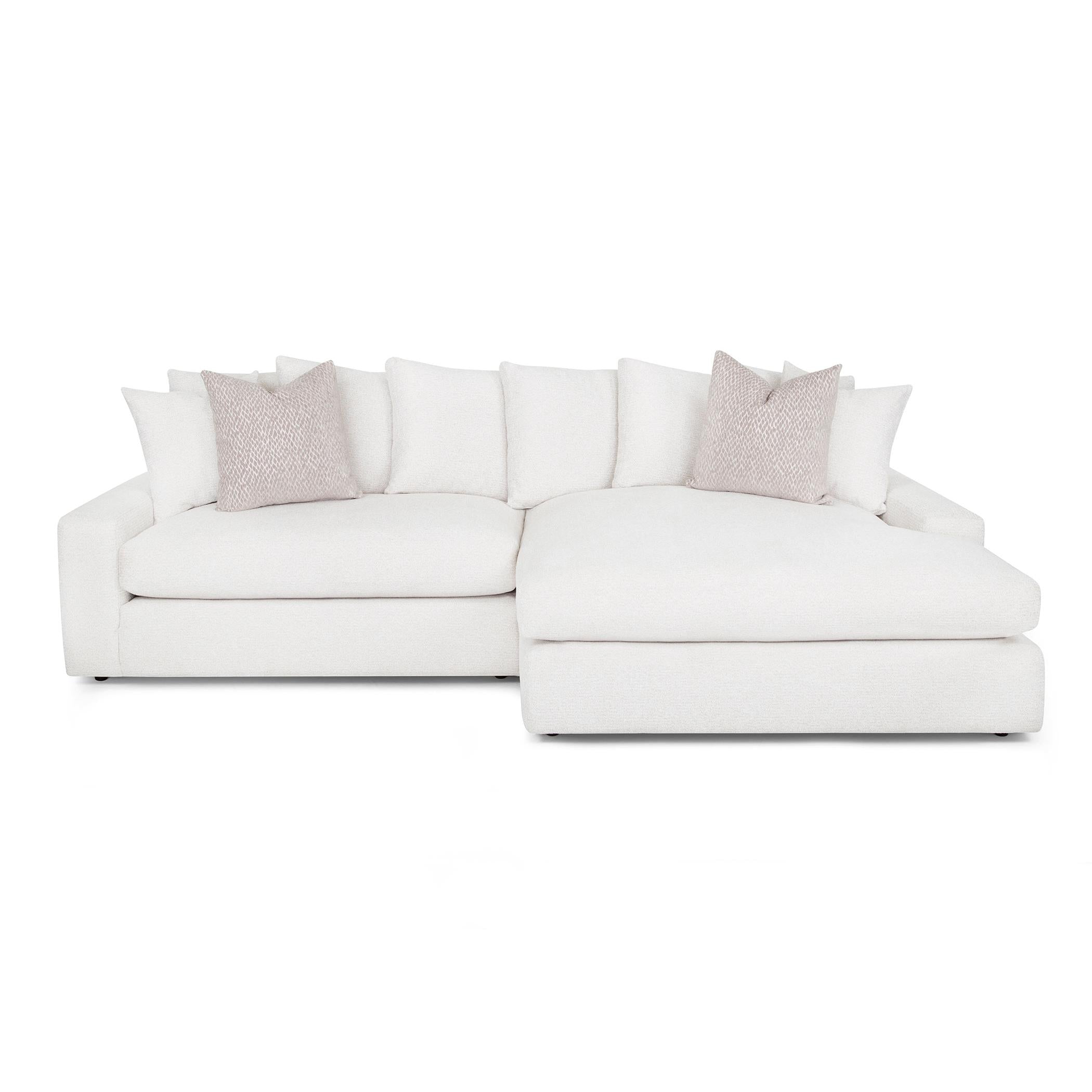 Franklin London Fabric 2 pc Sectional 928-59/928-86 3056-09