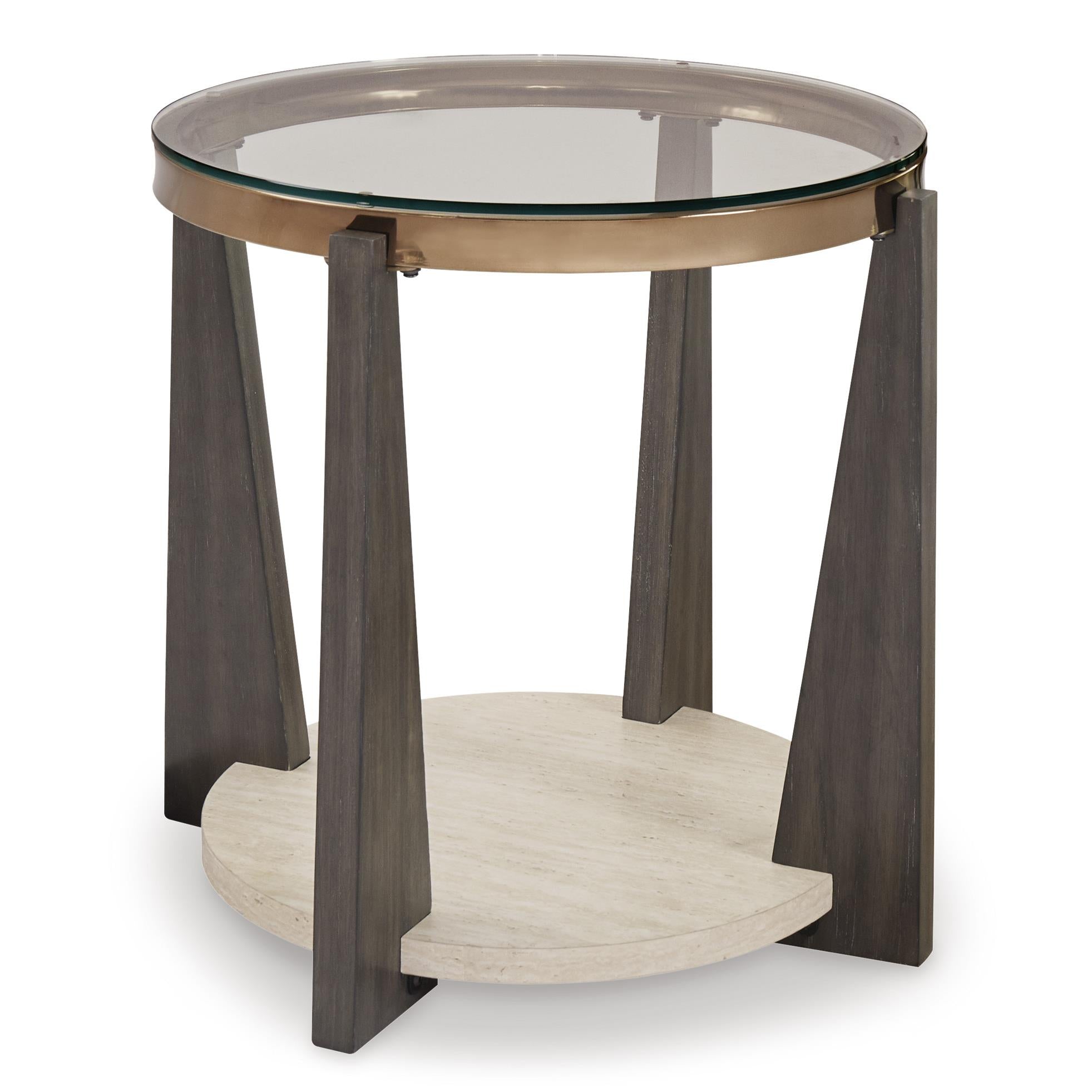 Signature Design by Ashley Frazwa T432-6 Round End Table