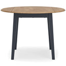 Signature Design by Ashley Gesthaven D399-15 Round Dining Room Drop Leaf Table IMAGE 3