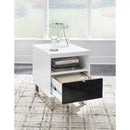 Signature Design by Ashley Gardoni T756T2 Coffee Table and 2 Chairside End Tables IMAGE 6