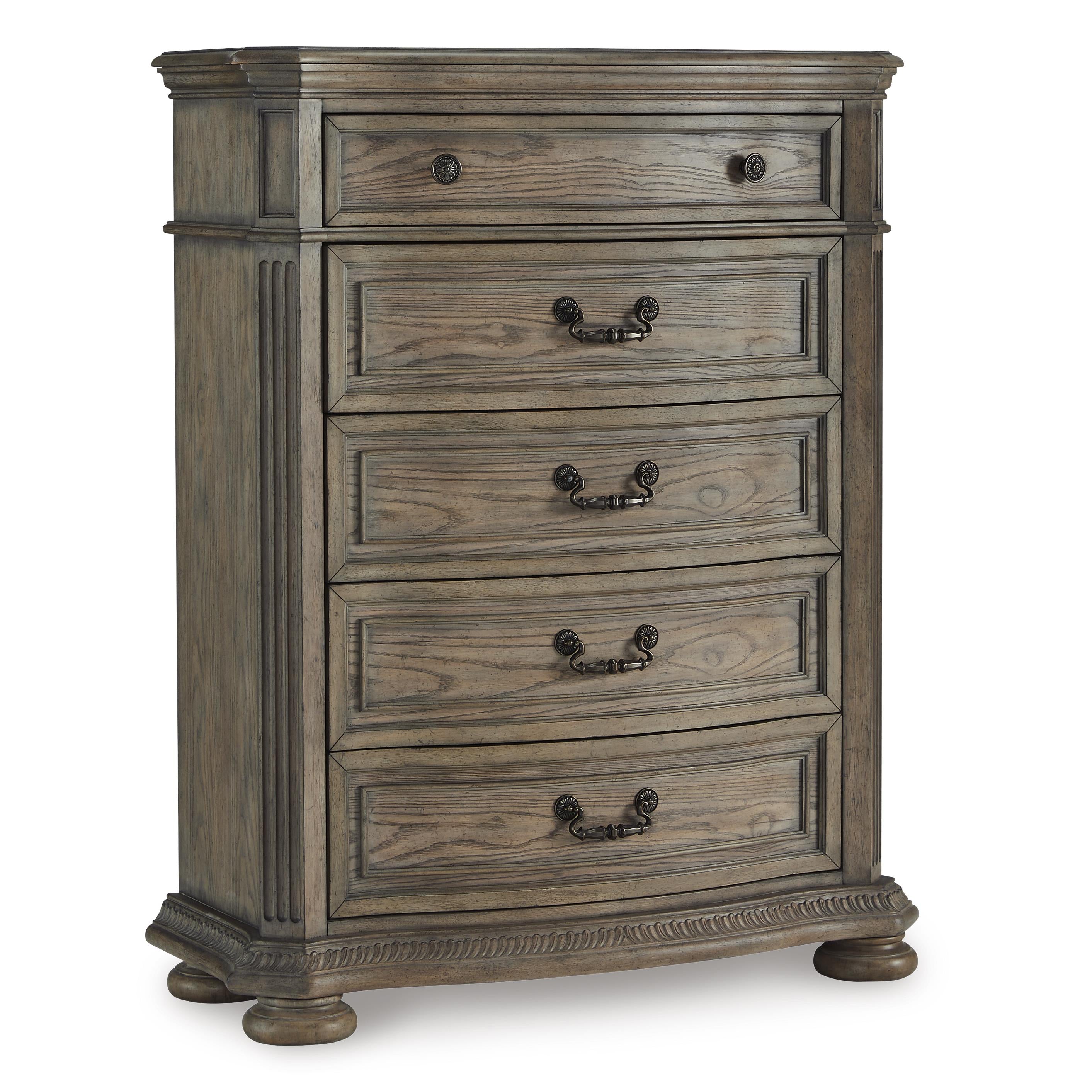 Country Chest of Drawersカントリーチェスト　オリブグレー Signature Design by Ashley Ardenfield B944-46 Five Drawer Chest