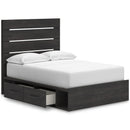 Signature Design by Ashley Hollivern B2108B16 Full Panel Bed with Storage IMAGE 2