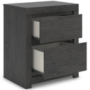Signature Design by Ashley Fraluna PCB3370-92 Two Drawer Night Stand IMAGE 2