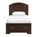 Homelegance Hudson 1520CHT-1* Twin Platform Bed with Footboard Storage IMAGE 1