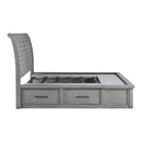 Homelegance Logandale 1559DGK-1EK* Eastern King Platform Bed with Footboard Storage IMAGE 6