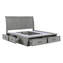 Homelegance Logandale 1559DGK-1EK* Eastern King Platform Bed with Footboard Storage IMAGE 8