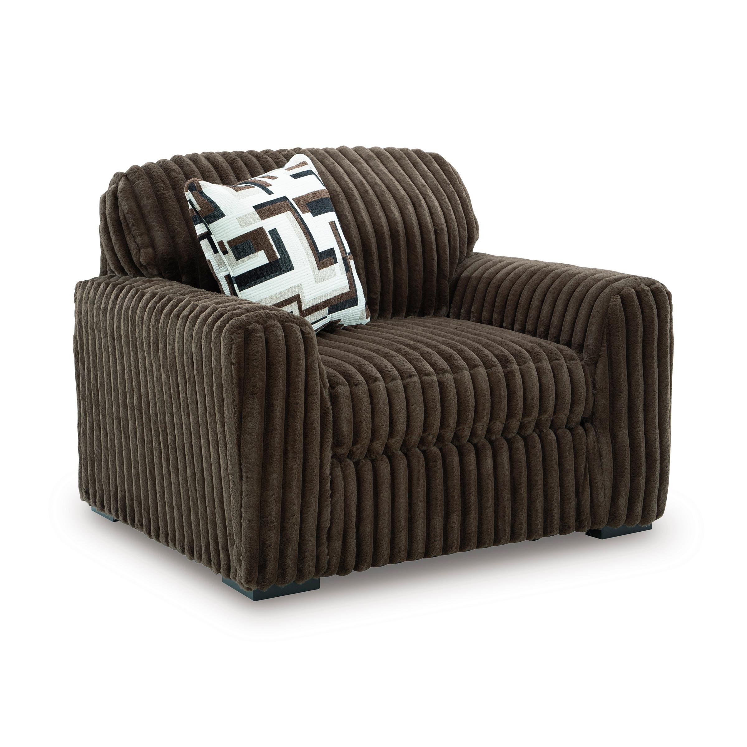 Signature Design by Ashley Midnight-Madness 9810423 Chair and a Half