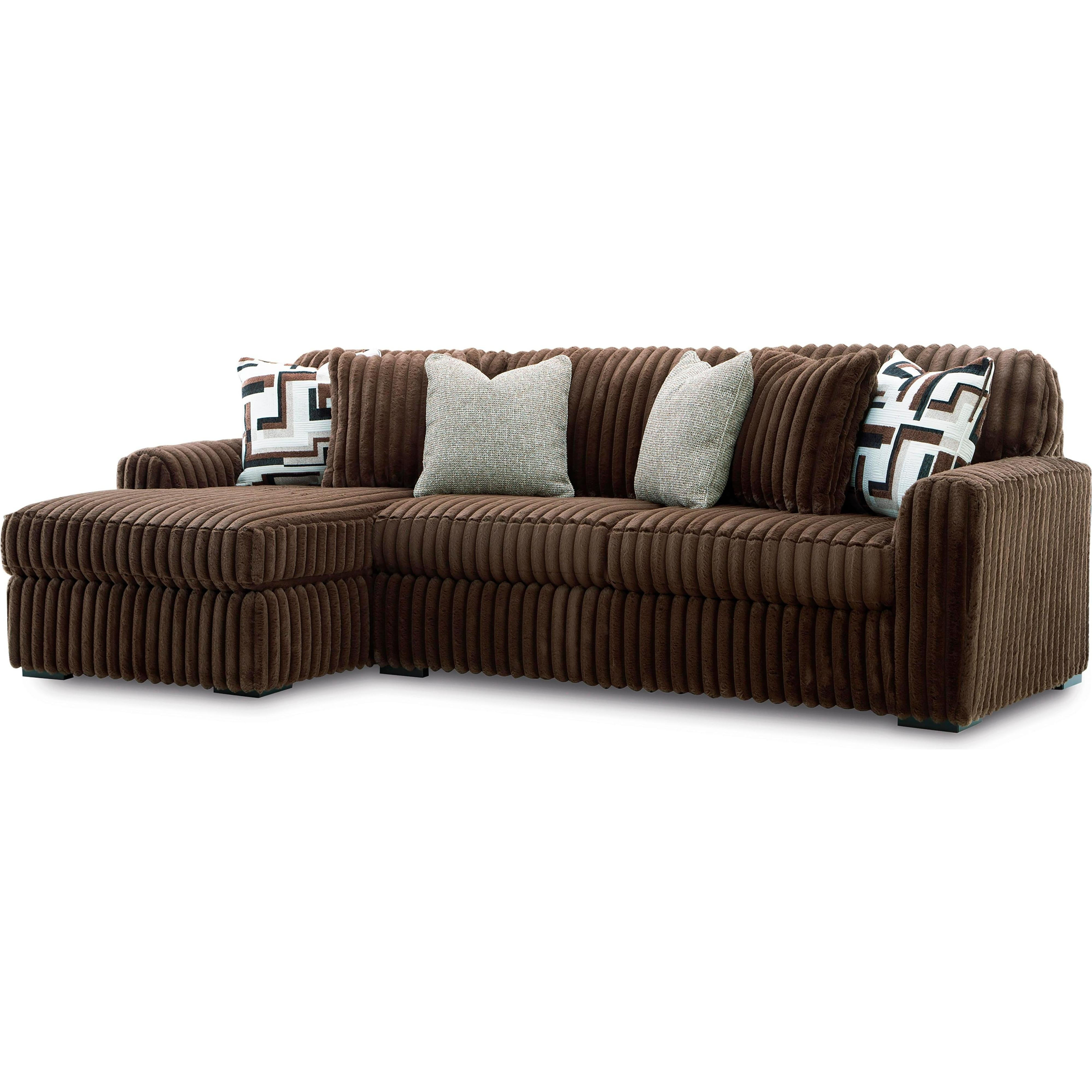 Signature Design by Ashley Midnight-Madness 98104S1 2 pc Sectional Sof
