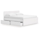 Signature Design by Ashley Onita EB9630B21 King Panel Platform Bed with 2 Side Storage IMAGE 2
