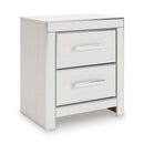 Signature Design by Ashley Zuraleus PCB3381-92 Two Drawer Night Stand IMAGE 1