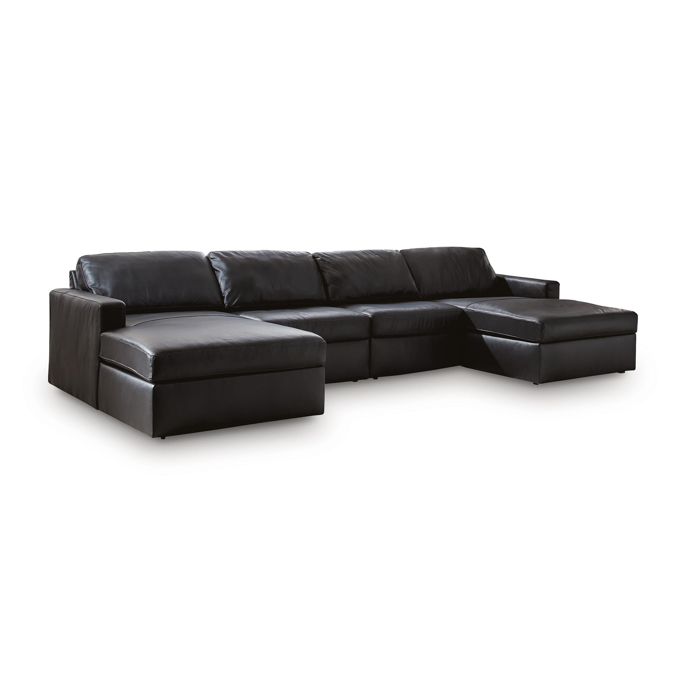 Signature Design by Ashley ModMax II 74305S19 4 pc Double Chaise Secti