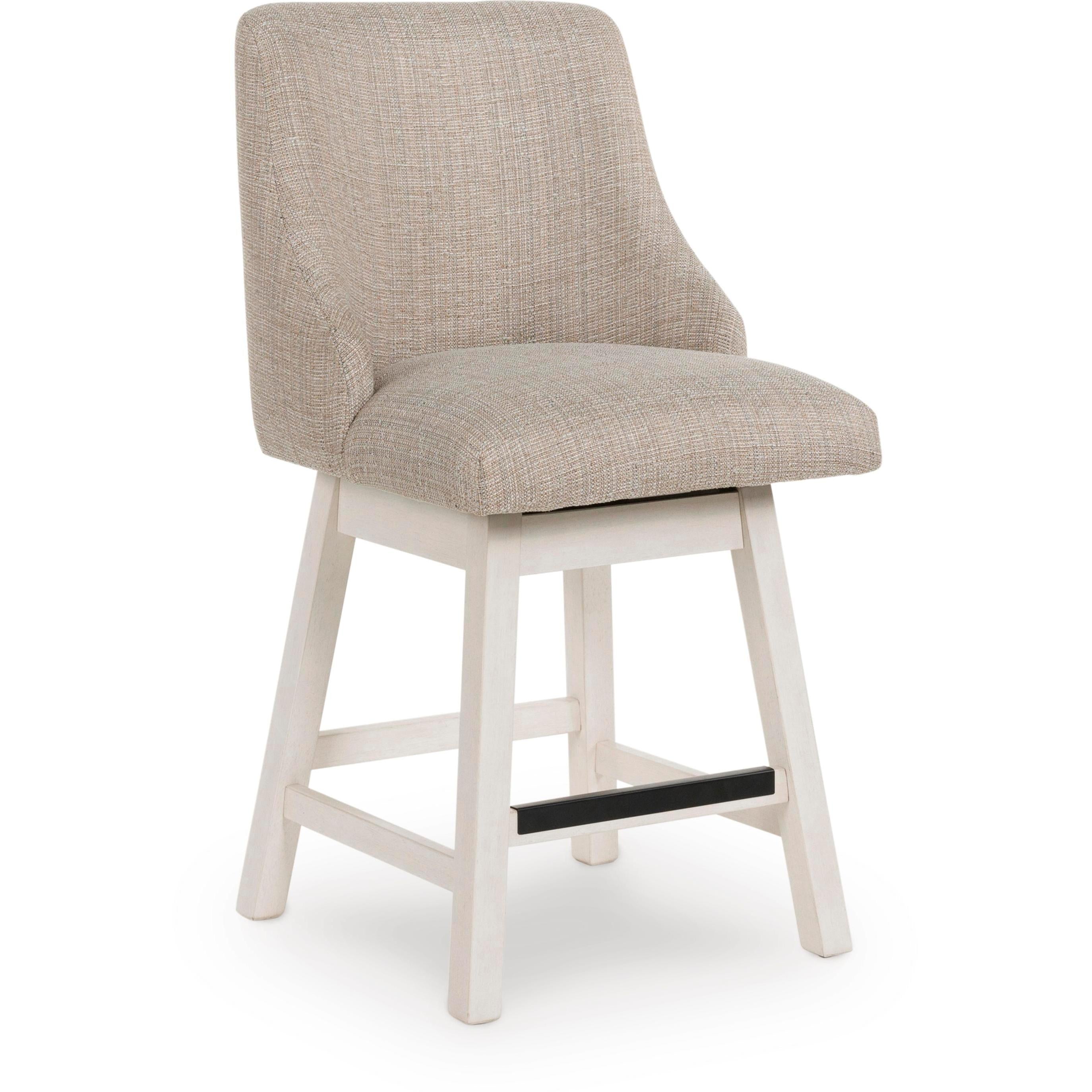 Signature Design by Ashley Robbinsdale D642-324 Upholstered Swivel Bar
