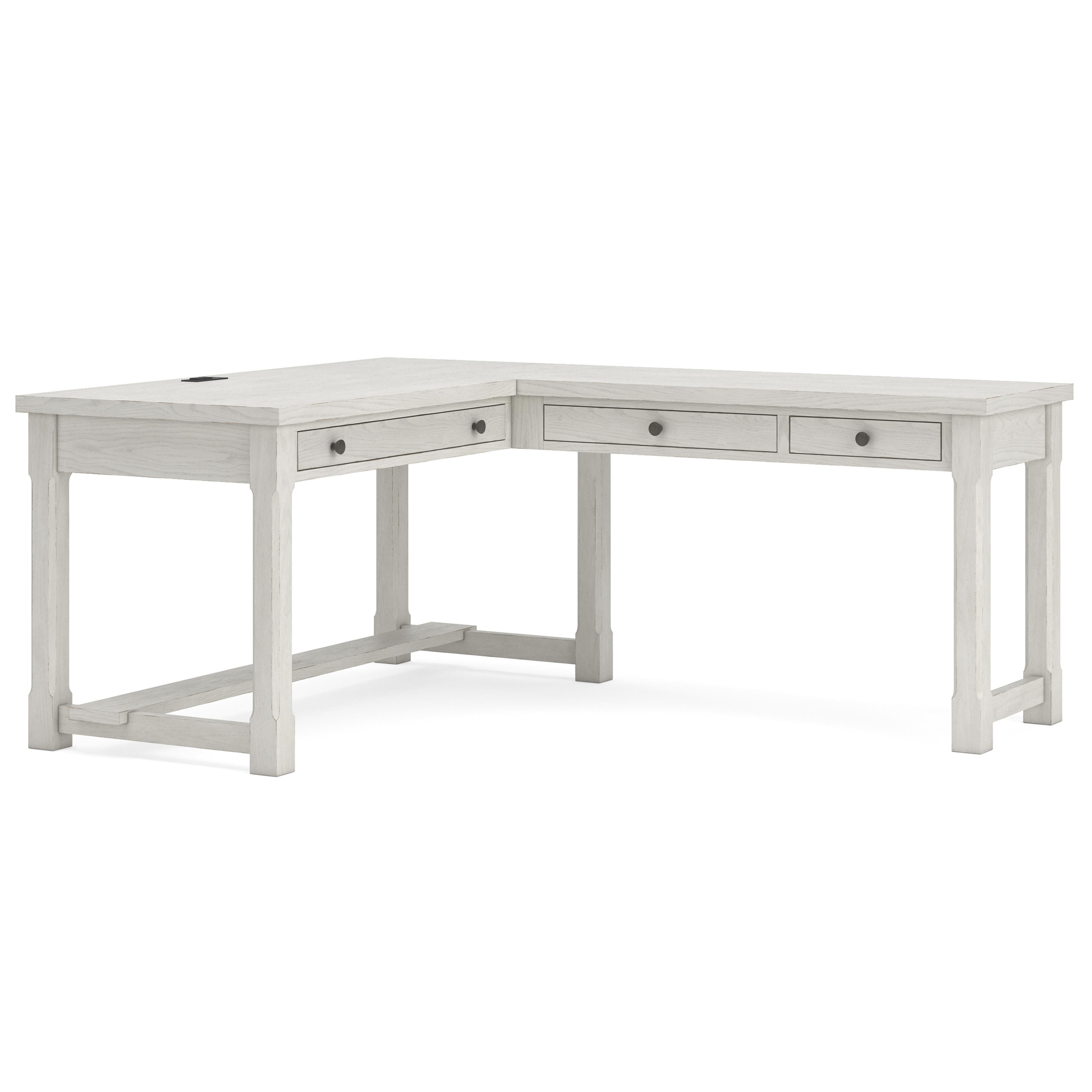 Signature Design by Ashley Robbinsdale H742H1 L-Shaped Home Office Des