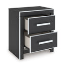 Signature Design by Ashley Zuraleus PCB3380-92 Two Drawer Night Stand IMAGE 2