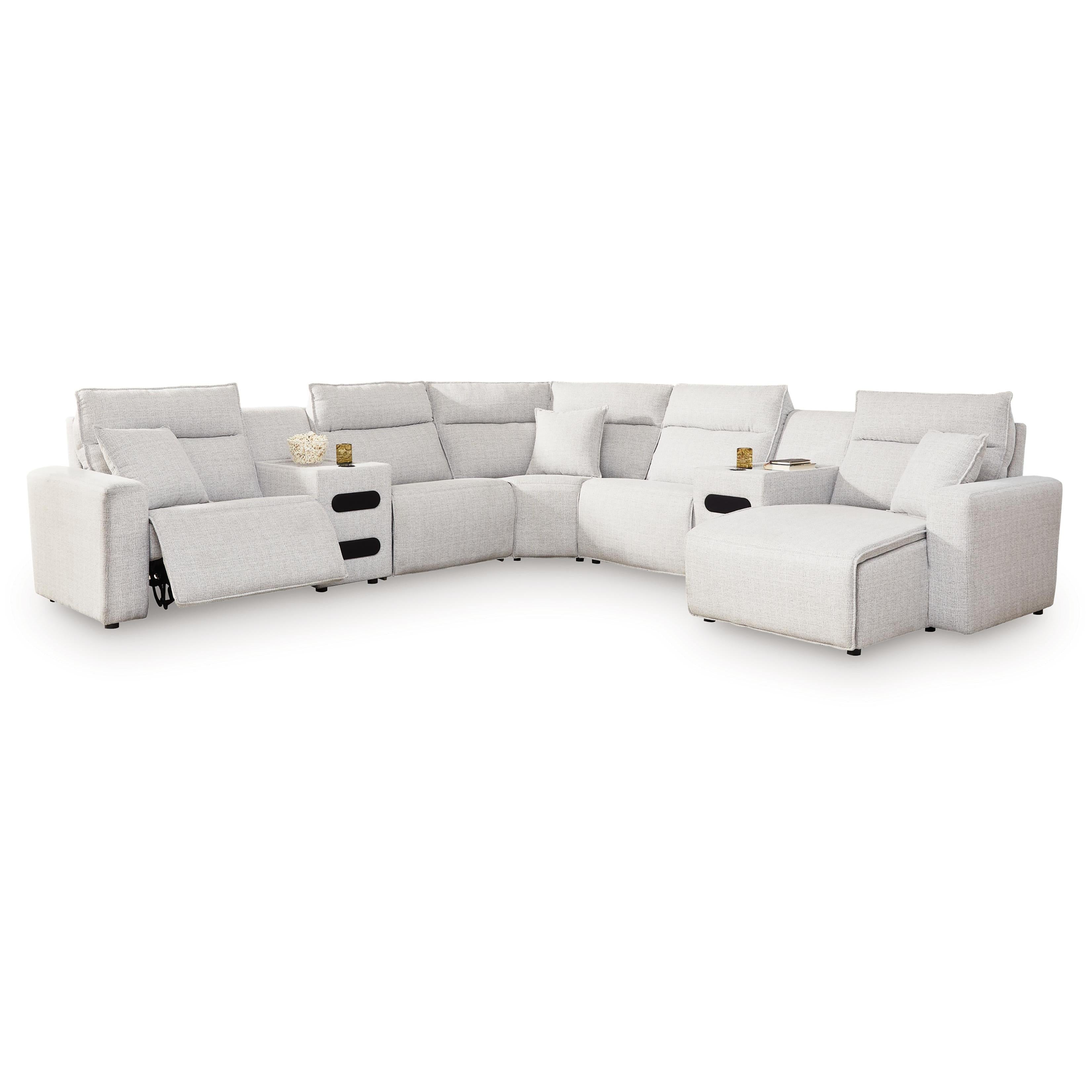 Signature Design by Ashley ModMax II 65907S7 7 pc Power Reclining Sect