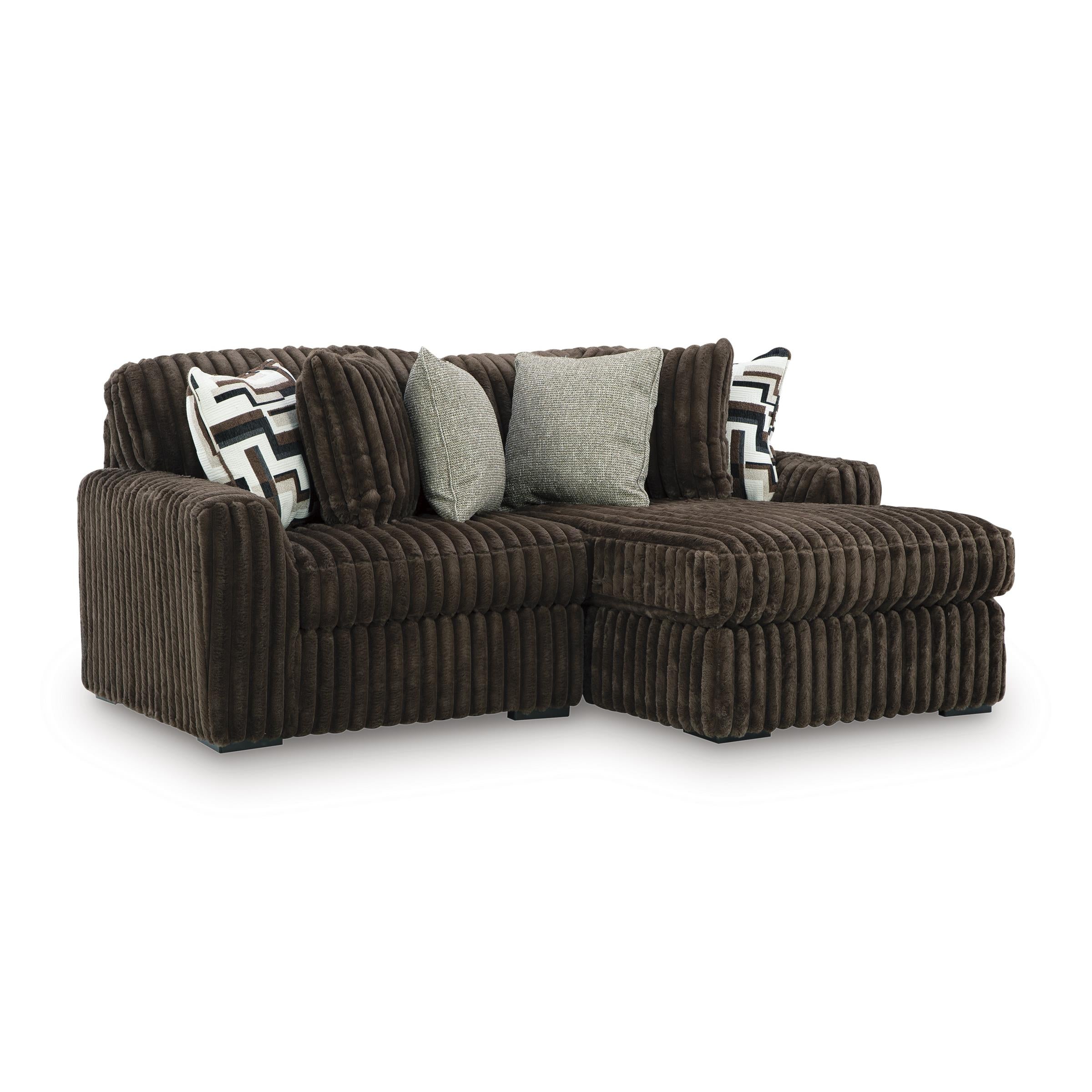 Signature Design by Ashley Midnight-Madness 98104S14 2 pc Sectional wi
